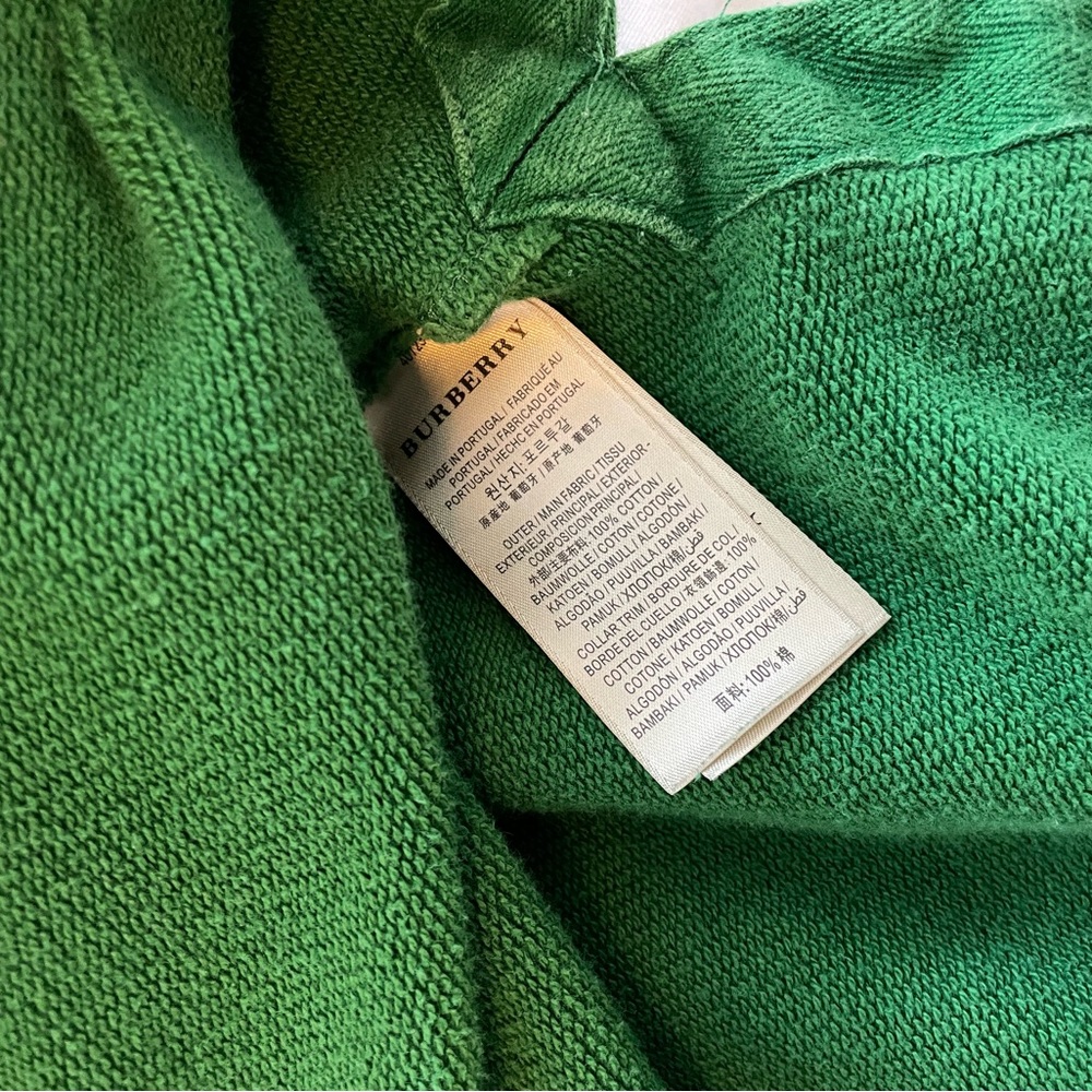 Fish And Chips Print Cotton Sweatshirt In Pigment Green - Picture 9 of 9